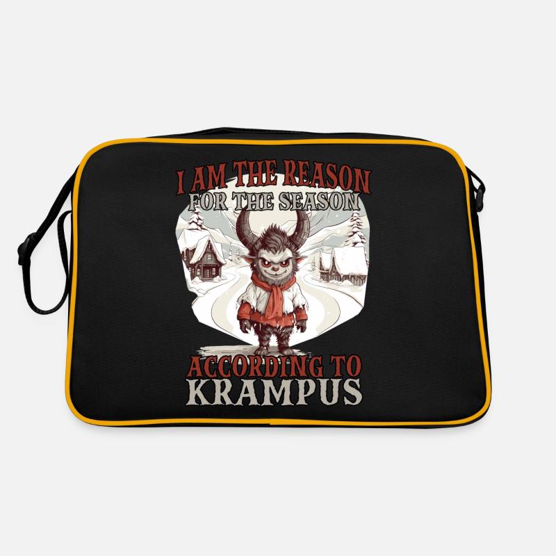 Merry Krampus | Kramperl | Krampus Santa Claus Retro Bag