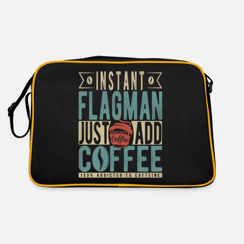Signaleur instantané Il suffit d’ajouter du café Sac Retro