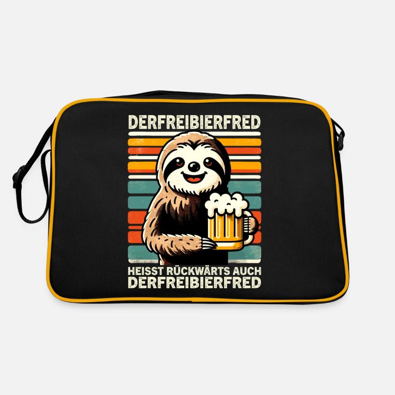 La bière gratuite Fred s’appelle à l’envers, aussi la Sac Retro