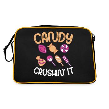 Cadeau de bonbons - Sac Retro - noir/or - Dos