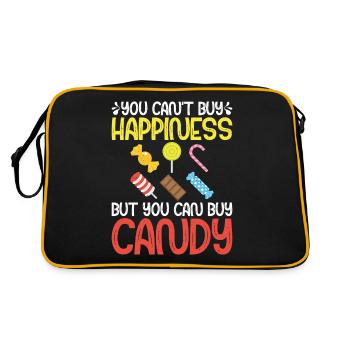 Cadeau de bonbons - Sac Retro - noir/or - Dos