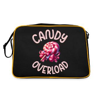 Cadeau de bonbons - Sac Retro - noir/or - Dos