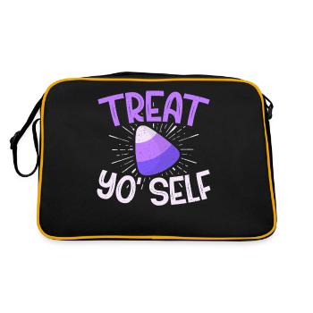Cadeau de bonbons - Sac Retro - noir/or - Dos