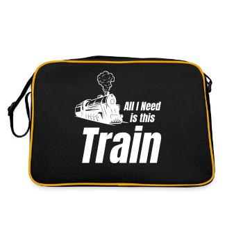 Tout ce dont j’ai besoin, c’est de ce machiniste pour - Sac Retro - noir/or - Dos