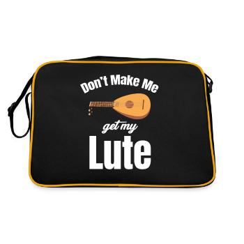 Ne me laisse pas être à moi - Sac Retro - noir/or - Dos