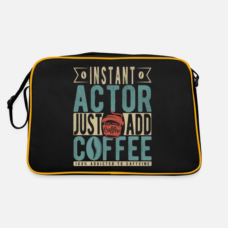 Instant Actor Just Add Coffee Retro Bag