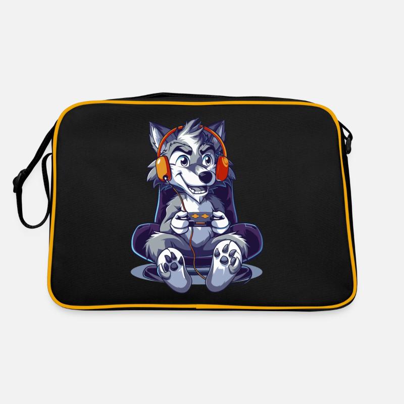 Wolf Video Game Retro Bag