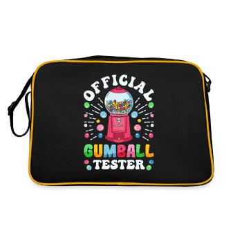 Funny chewing gum machine - Retro Bag - black/gold - Back