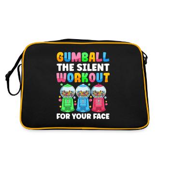 Funny chewing gum machine - Retro Bag - black/gold - Back