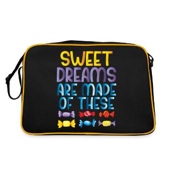 Cadeau de bonbons - Sac Retro - noir/or - Dos