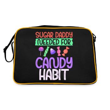 Cadeau de bonbons - Sac Retro - noir/or - Dos