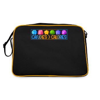 Cadeau de bonbons - Sac Retro - noir/or - Dos