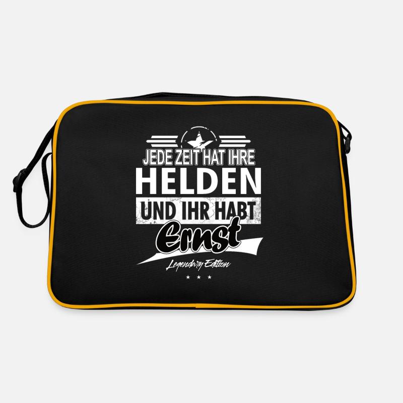 Jede Zeit hat Ihre Helden Ihr habt Ernst Retro Tasche