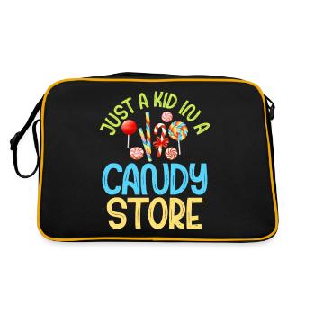 Cadeau de bonbons - Sac Retro - noir/or - Dos