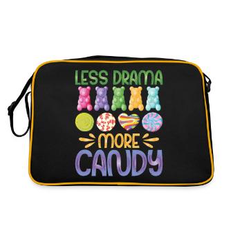 Cadeau de bonbons - Sac Retro - noir/or - Dos
