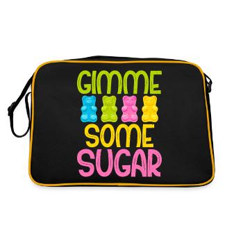 Cadeau de bonbons - Sac Retro - noir/or - Dos