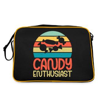 Cadeau de bonbons - Sac Retro - noir/or - Dos