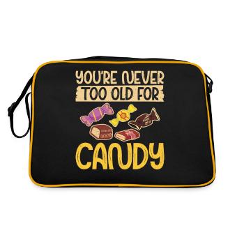 Cadeau de bonbons - Sac Retro - noir/or - Dos
