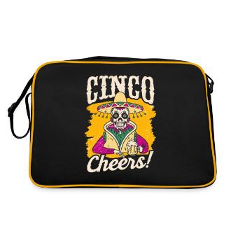 Fiesta mexicaine Cinco De Mayo - Sac Retro - noir/or - Dos
