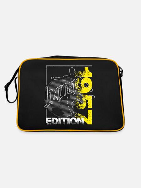 Édition limitée 1957 Édition limitée Football - Sac Retro - noir/or - Dos