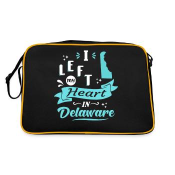 Delaware Souvenir amour - Sac Retro - noir/or - Dos