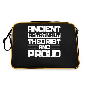 Théoricien de l’ancien astronaute Amant extraterrestre OVNI - Sac Retro - noir/or - Dos