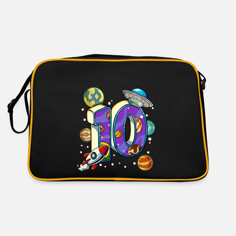 10 Anniversaire Astronaute de l’espace 10 ans Sac Retro