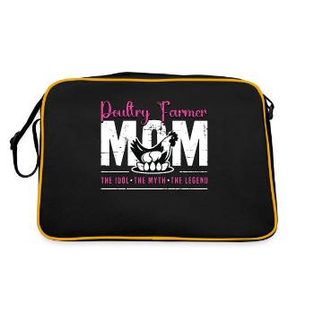 Éleveur de volaille Maman L’idole L’éleveur de poulets - Sac Retro - noir/or - Dos