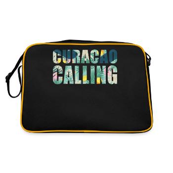 Curacao Calling Tropical Vibes - Retro Bag - black/gold - Back