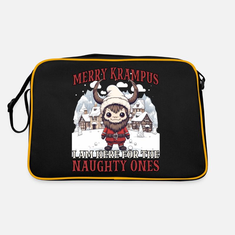 Krampus T | Krampus Kostüm | Böser Weihnachtsmann Retro Tasche