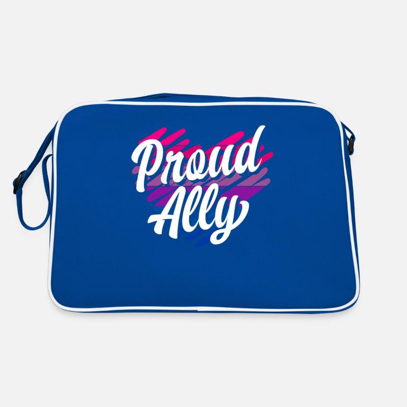 Bisexual Proud Rainbow Retro Bag