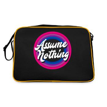 Bisexual Sexuality Acceptance - Retro Bag - black/gold - Back