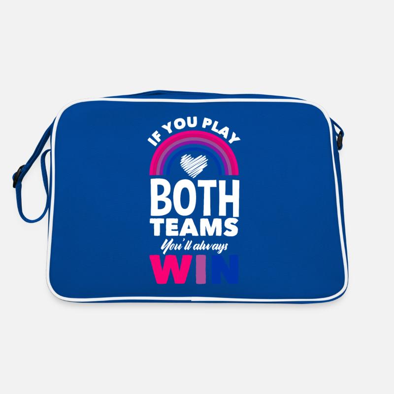 Bisexual Pride Rainbow Retro Bag