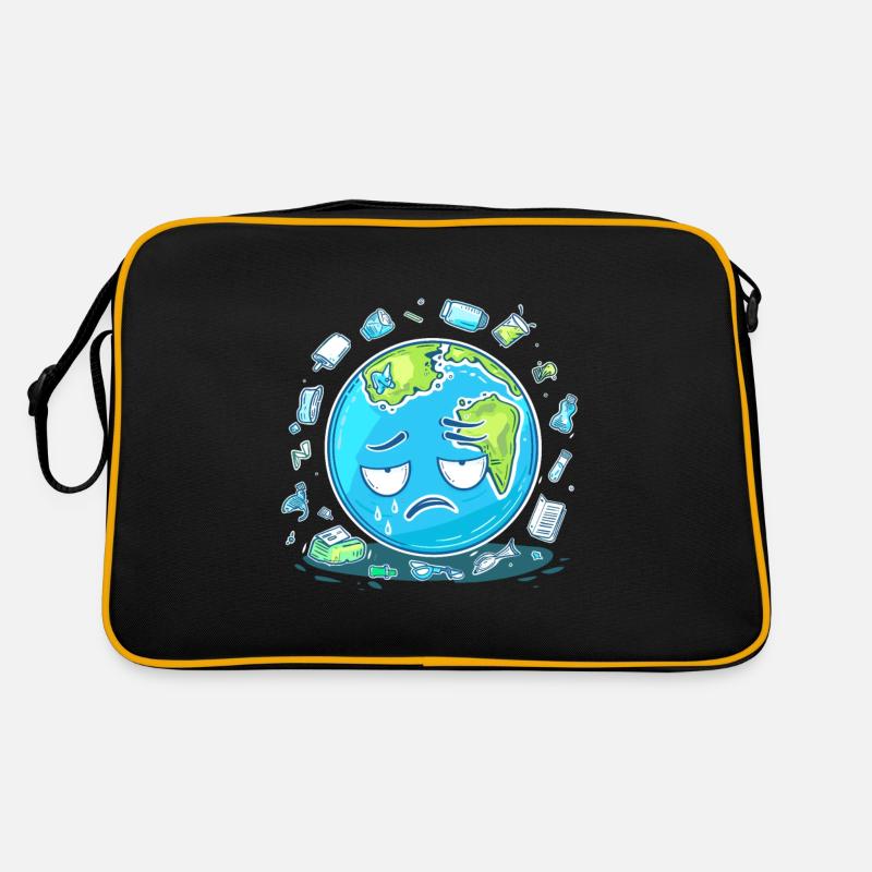Anti Littering No Environment Recycle Retro Tasche