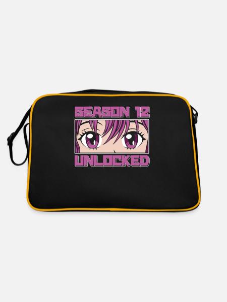 Anime Manga Anime Birthday Girl - Retro Bag - black/gold - Back