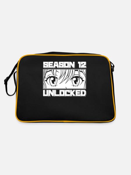 Anime Manga Anime Birthday Girl - Retro Bag - black/gold - Back