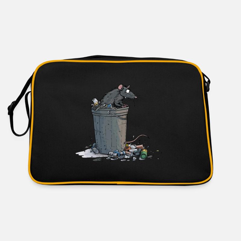 Anti Littering No Environment Recycle Retro Tasche
