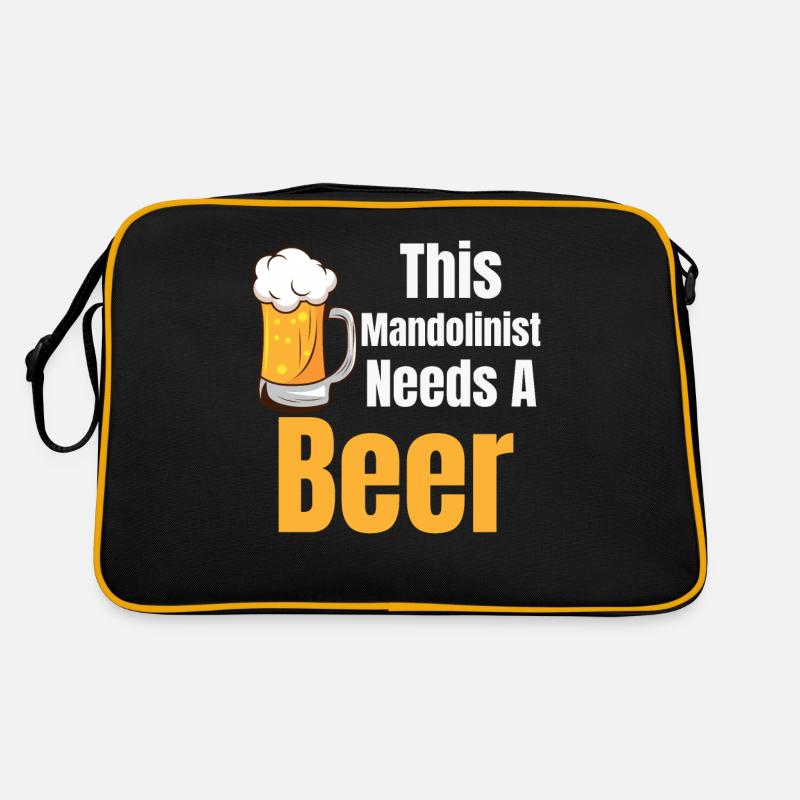 More Mandolin Funny Mandolinist Guitar Retro Bag