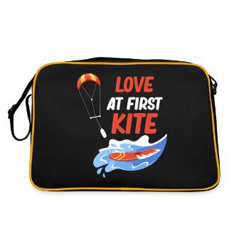 Love at First Sight Kitesurfing Sailing Board - Retro Bag - black/gold - Back