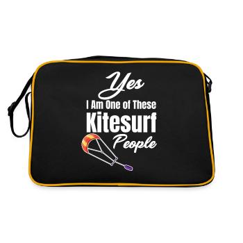 Yes, I'm one of those kitesurfers who is familiar with the - Retro Bag - black/gold - Back