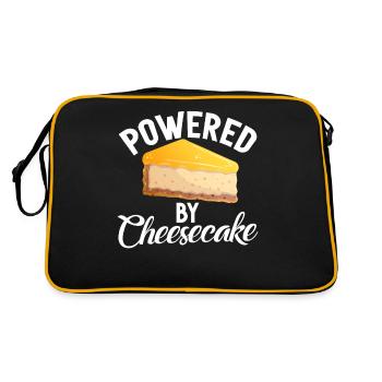 Cadeau de gâteau au fromage - Sac Retro - noir/or - Dos