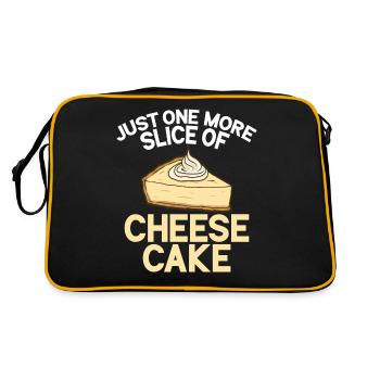 Cadeau de gâteau au fromage - Sac Retro - noir/or - Dos