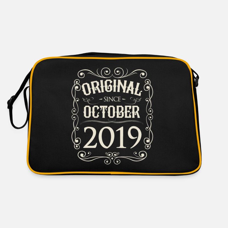 Vintage - Original since October 2019 Birthday Retro Bag