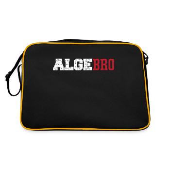 Math Nerd Arithmetic Graph Algebro - Retro Bag - black/gold - Back