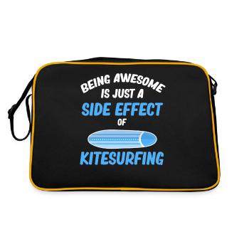 Being great is just a side effect of being great. - Retro Bag - black/gold - Back