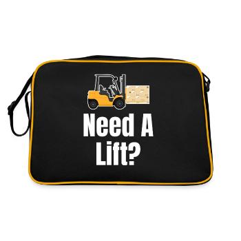 Do you need an elevator? Jollier - Retro Bag - black/gold - Back