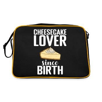 Cadeau de gâteau au fromage - Sac Retro - noir/or - Dos