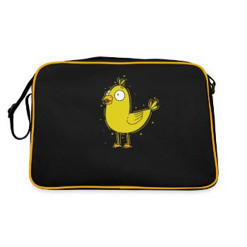 Canary Pet - Retro Bag - black/gold - Back