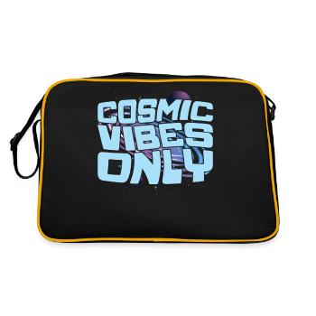 Cosmic Vibes Only Stargazing Night - Retro Bag - black/gold - Back