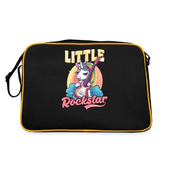 Musique Rock Petite Licorne Rocker - Sac Retro - noir/or - Dos